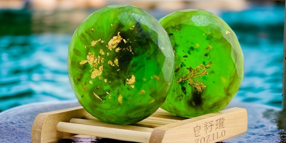 碧綠金 沁涼茶皂-薄荷涼皂,薄荷精油,涼皂,香茅精油,香茅皂,茶皂